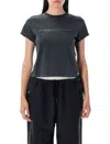 Alexander Wang T-shirt With Logo In Black