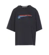 Alexander Wang Women T-shirt With Thermo-applied Rhinestone Star In Black