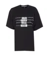 Alexander Wang Women Short Sleeve Chain Graphic T-shirt In Black