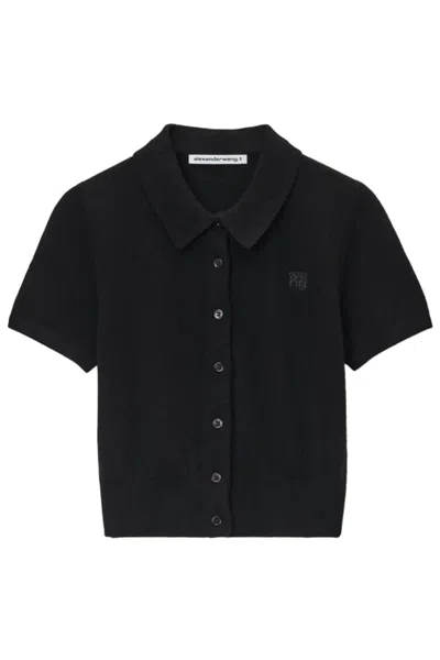 ALEXANDER WANG ALEXANDER WANG T-SHIRTS AND POLOS BLACK