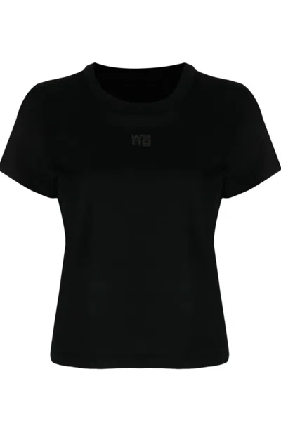 ALEXANDER WANG ALEXANDER WANG T-SHIRTS AND POLOS BLACK