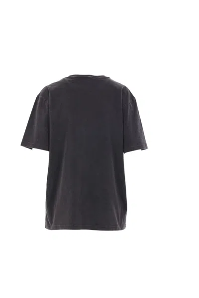 Alexander Wang T-shirt In Black Cotton
