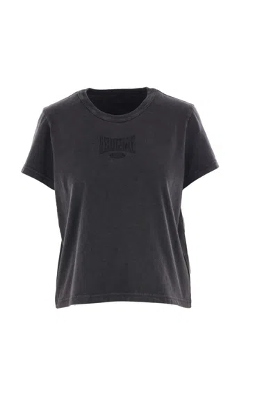Alexander Wang T-shirt In Black Cotton
