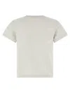 Alexander Wang Essential Jersey Shrunk Tee With Puff Logo And Bound Neck Clothing In Grey