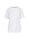 Alexander Wang Crew Neck Short Sleeves Top In White