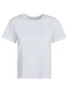 Alexander Wang Puff Logo Shrunken Crewneck T-shirt In White