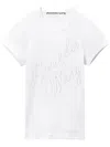 Alexander Wang Logo-print Cotton T-shirt In White