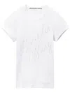 Alexander Wang Logo-print Cotton T-shirt In White