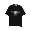 Alexander Wang Women Short Sleeve Chain Graphic T-shirt In Black