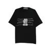 Alexander Wang Women Short Sleeve Chain Graphic T-shirt In Black