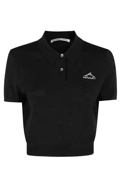 ALEXANDER WANG T SHORT SLEEVE POLO TEE
