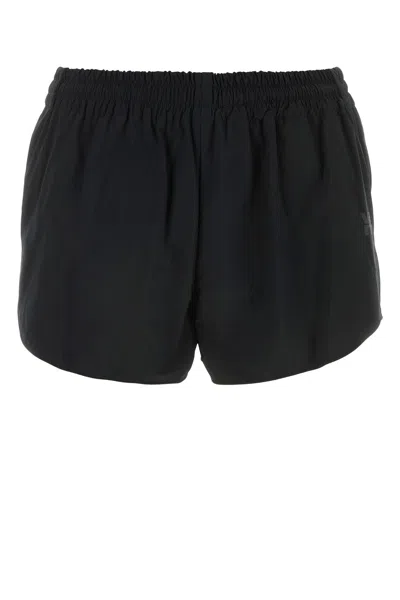 ALEXANDER WANG T T BY ALEXANDER WANG BLACK POLYESTER BLEND SHORTS