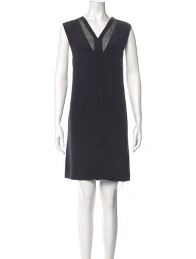 Pre-owned Alexander Wang T Silk Mini Dress In Black