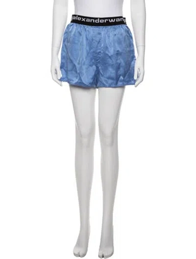 Pre-owned Alexander Wang Silk Mini Shorts In Multi