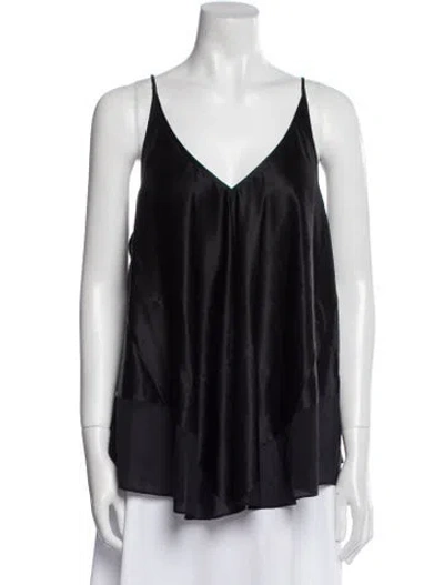 Pre-owned Alexander Wang T Silk Nightgown In Black