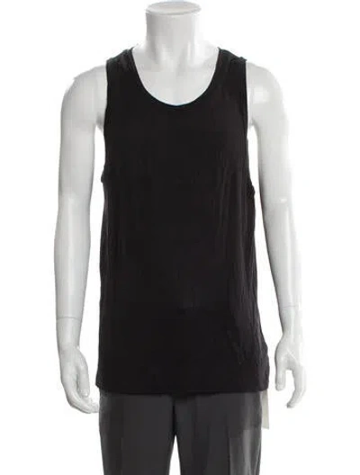 Pre-owned Alexander Wang Silk Scoop Neck T-shirt W/ Tags In Gray