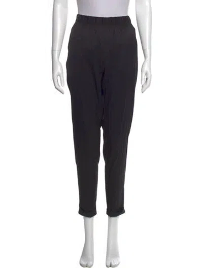 Pre-owned Alexander Wang T Silk Skinny Leg Pants In Black