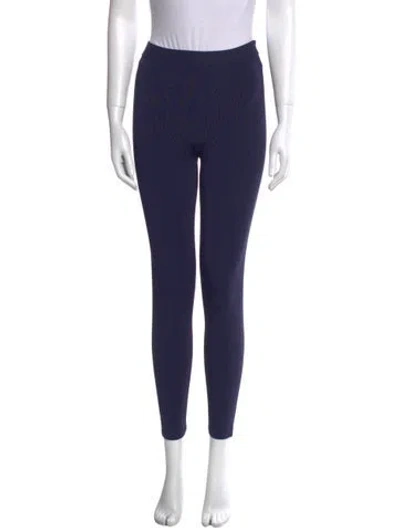 Pre-owned Alexander Wang Skinny Leg Pants In Blue