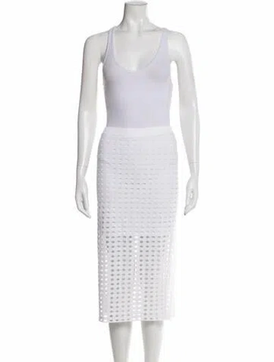 Pre-owned Alexander Wang Skirt Set In White