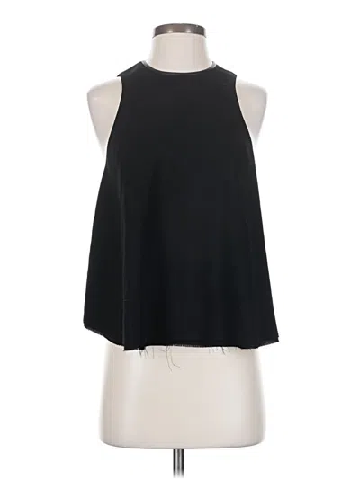 Pre-owned Alexander Wang T Sleeveless Blouse In Black