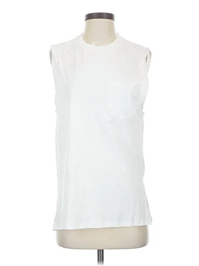 Pre-owned Alexander Wang T Sleeveless T-shirt In White