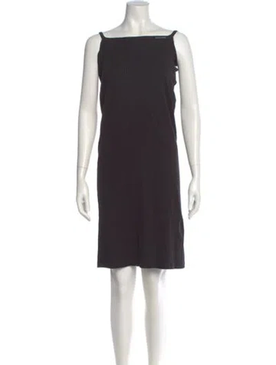 Pre-owned Alexander Wang T Square Neckline Mini Dress In Gray