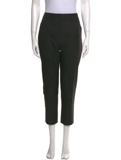 Pre-owned Alexander Wang T Straight Leg Pants In Black