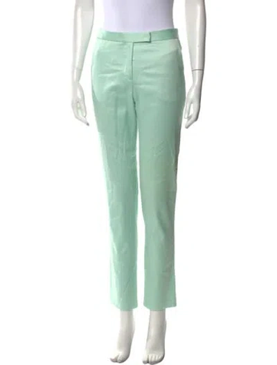 Pre-owned Alexander Wang T Straight Leg Pants In Green