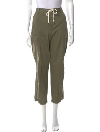 Pre-owned Alexander Wang T Straight Leg Pants In Green