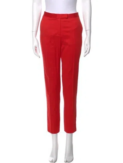 Pre-owned Alexander Wang T Straight Leg Pants In Red