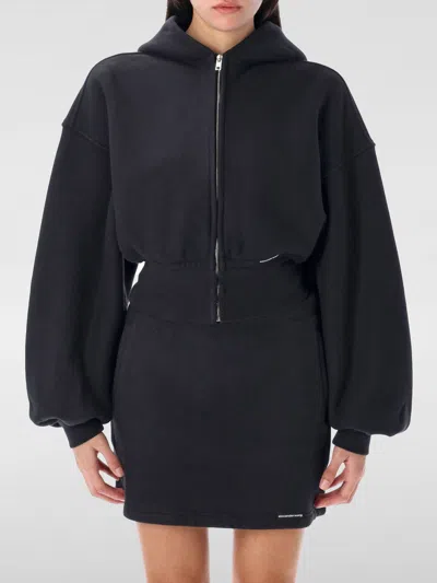 ALEXANDER WANG T SWEATSHIRT T BY ALEXANDER WANG WOMAN COLOR BLACK,G21709002