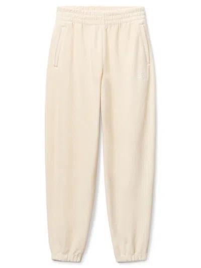 Alexander Wang T Sweatpant With Hotfix Logo In Sand