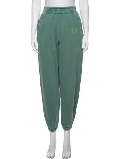 Pre-owned Alexander Wang Sweatpants In Green