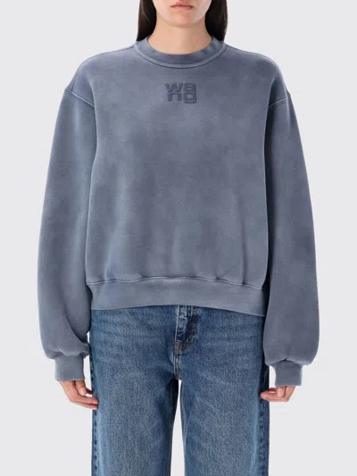 ALEXANDER WANG T SWEATSHIRT T BY ALEXANDER WANG WOMAN COLOR GREY,H28633020