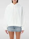 Alexander Wang T T By Alexander Wang Essential Hoodie In 白色