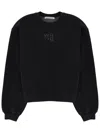 Alexander Wang T T By Alexander Wang Sweatshirt With Logo In Black
