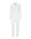 Alexander Wang T T Alexander Wang Utility Jumpsuit In White Cotton In White