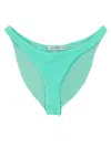 Alexander Wang T T By Alexander Wang Bikini Briefs With Logo In Green