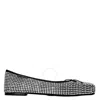 Alexander Wang T T By Alexander Wang Billie Crystal-embellished Ballet Flats In White/black