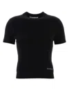 Alexander Wang T T By Alexander Wang Charcoal Wool Sweater In Black