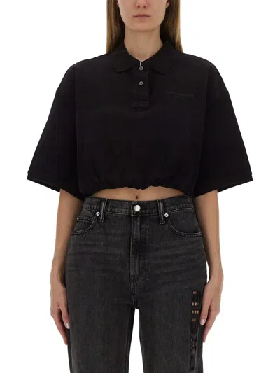 ALEXANDER WANG T T BY ALEXANDER WANG BLACK COTTON SHIRTS