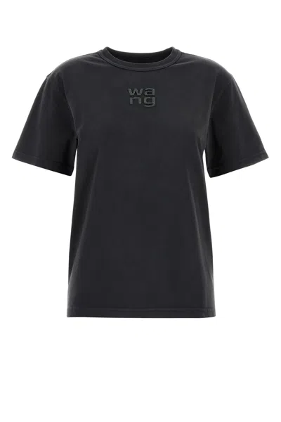 Alexander Wang T T By Alexander Wang Black Cotton T-shirt