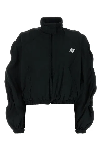 ALEXANDER WANG T GIUBBINO IN MISTO POLIESTERE NERO  DONNA