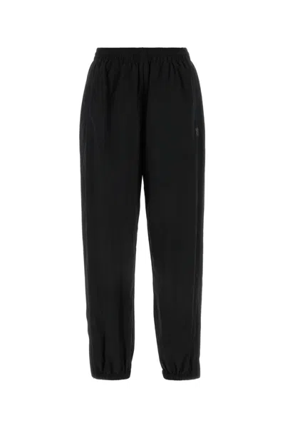 Alexander Wang T T By Alexander Wang Black Polyester Blend Joggers