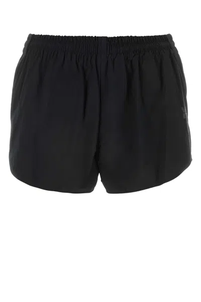 Alexander Wang T T By Alexander Wang Black Polyester Blend Shorts