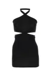 Alexander Wang T T By Alexander Wang Black Viscose Knit Mini Dress