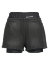 Alexander Wang T T By Alexander Wang Boxer Shorts In Black