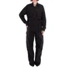 Alexander Wang T T By Alexander Wang Button-up Cargo Jumpsuit In Black