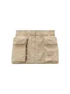 Alexander Wang T T By Alexander Wang Cargo Mini Skirt