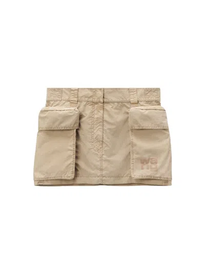 Alexander Wang T T By Alexander Wang Cargo Mini Skirt